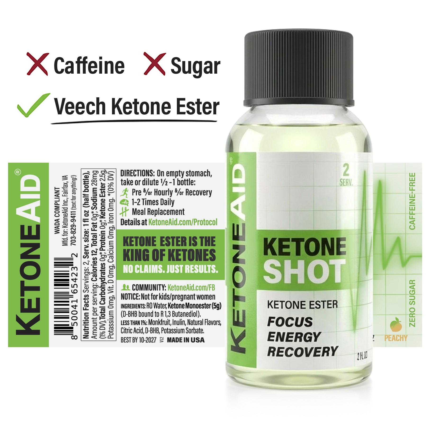 KetoneAid Ketone Shot (5g KME)