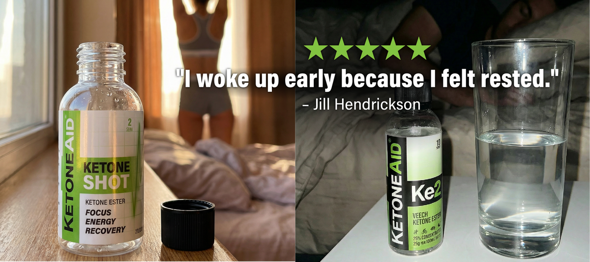 KetoneAid customer on sleep after hard training