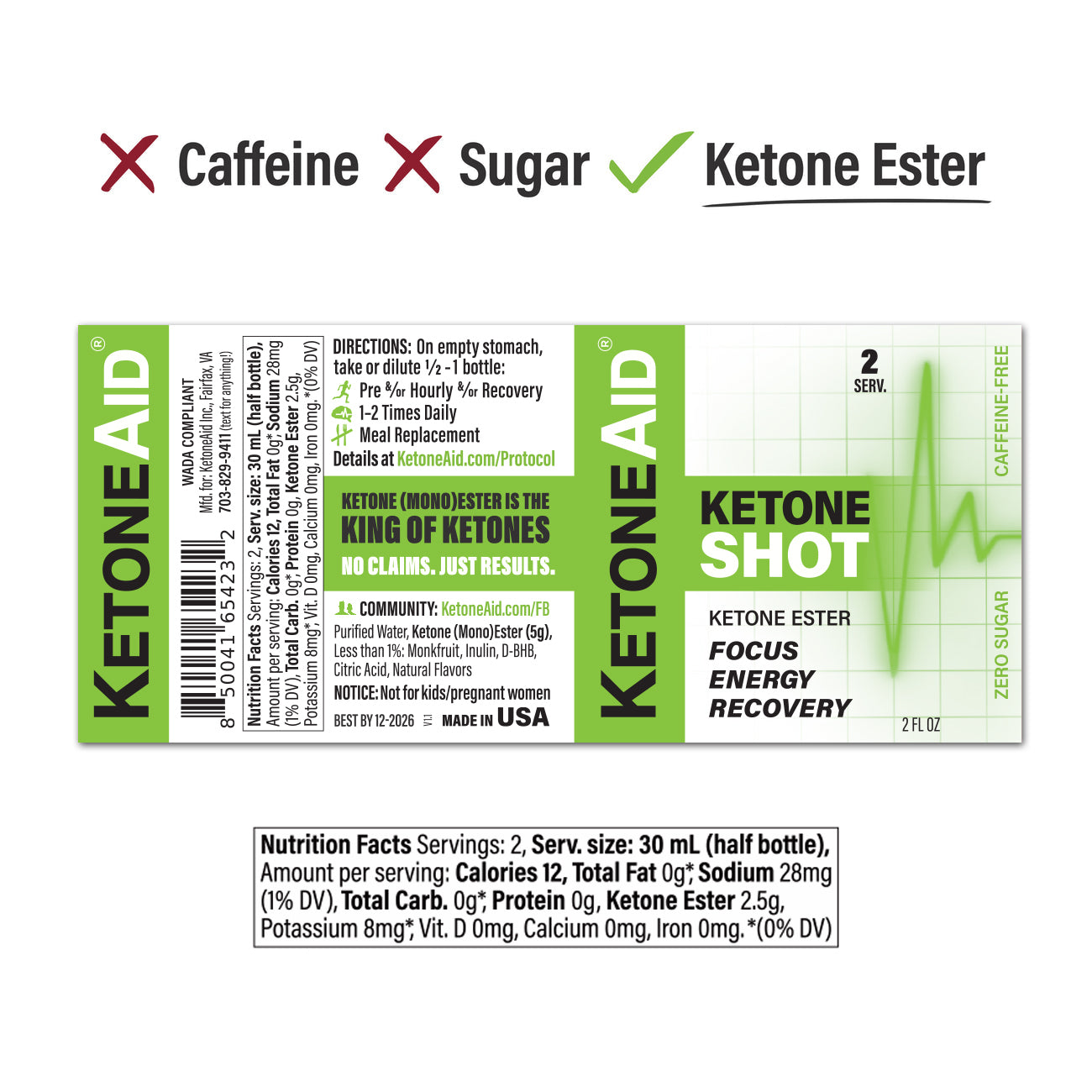 KetoneAid Ketone Shot (5g)