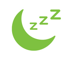 Crescent moon icon: ketone ester reduced wakefulness after sleep onset 90%